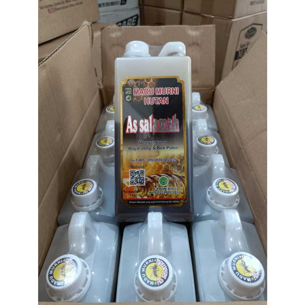 

Madu Hutan Assalamah 1kg Royal Jelly & Bee Polen