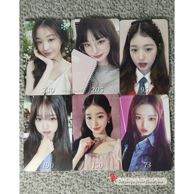 Photocard Wonyoung & Ni-Ki