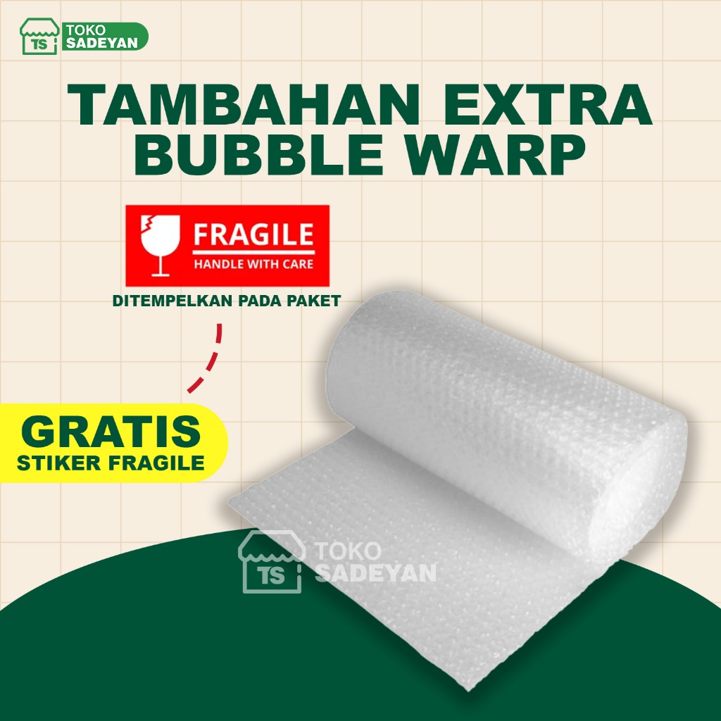 

TAMBAHAN EXSTRA BUBBLE WARP 100% PAKET AMAN