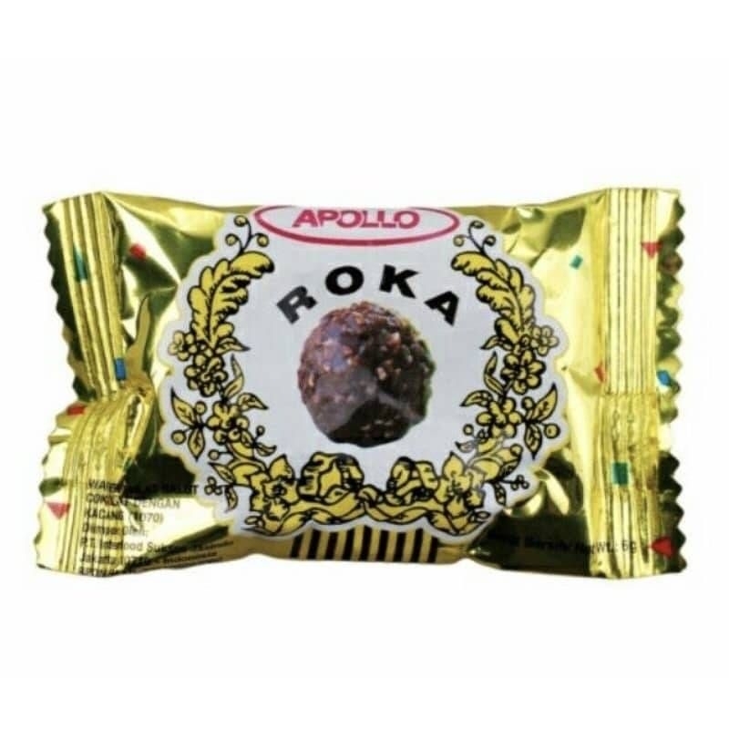 

Coklat Roka Apollo 1Pcs - Wafer Ball Coklat Impor Oleh-oleh Haji Umroh Original