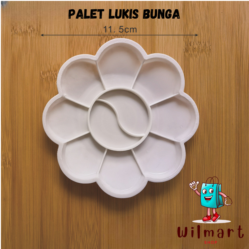 

PALET LUKIS Bunga/ Palet Cat Air/ Piring Cat Air/ Palet Palette Lukis Acrylic Murah/ Tempat Cat Air