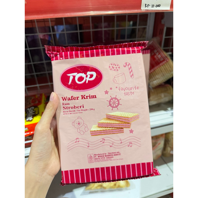 

Top Wafer Krim Stroberi 250g