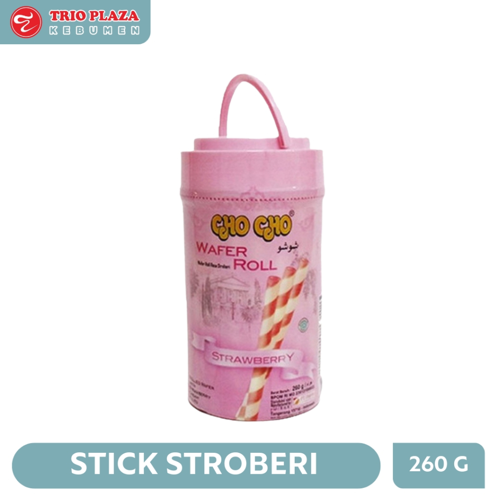 

CHO CHO WAFER STICK STROBERI 260G