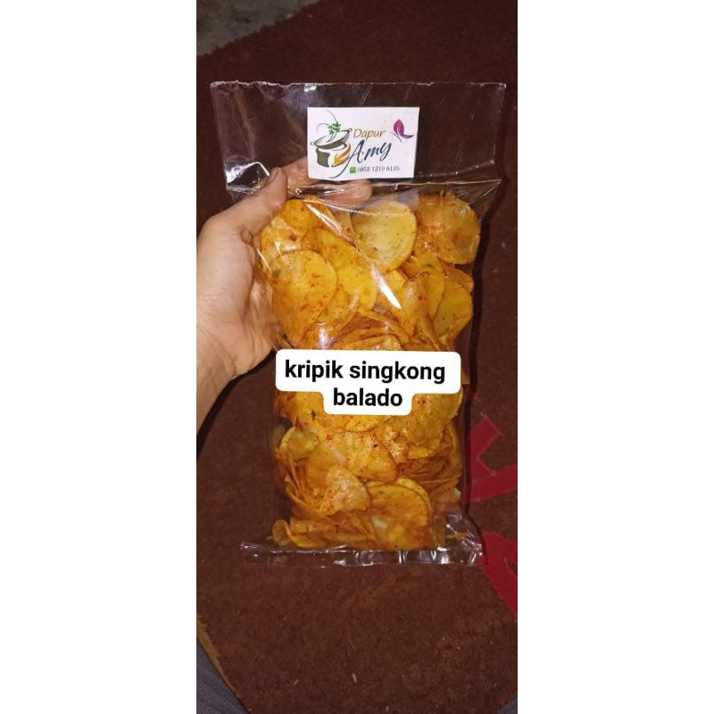 

Cemilan Kripik Singkong Balado