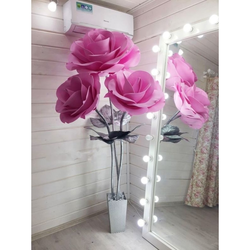 STANDING BUNGA LAMPU DEKORASI