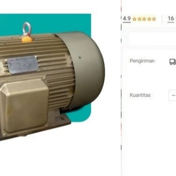 

Dinamo Penggerak WIPRO 1 HP 2P 2850 RPM Electromotor Cepat 1HP 2 P