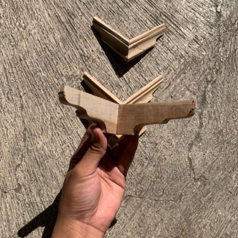 KAKI SANGKAR KOSAN 1 SET 4 PCS BAHAN DARI KAYU JATI