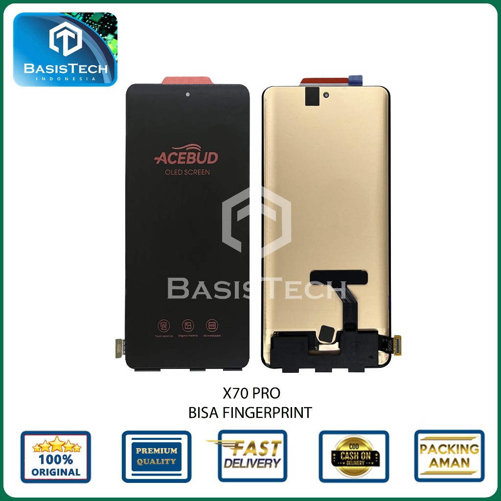 LCD VIVO X70 PRO - BISA FINGERPRINT - OLED ACEBUD