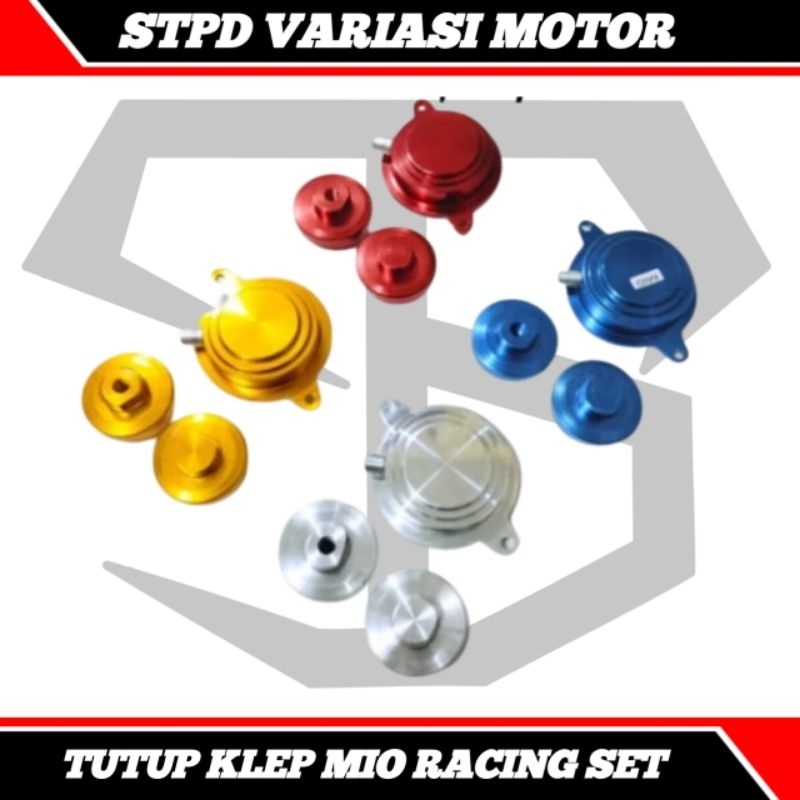 Tutup Klep Mio Racing Tutup Klep Mio Set Tutup Timing Mio CNC Bahan Berkualitas