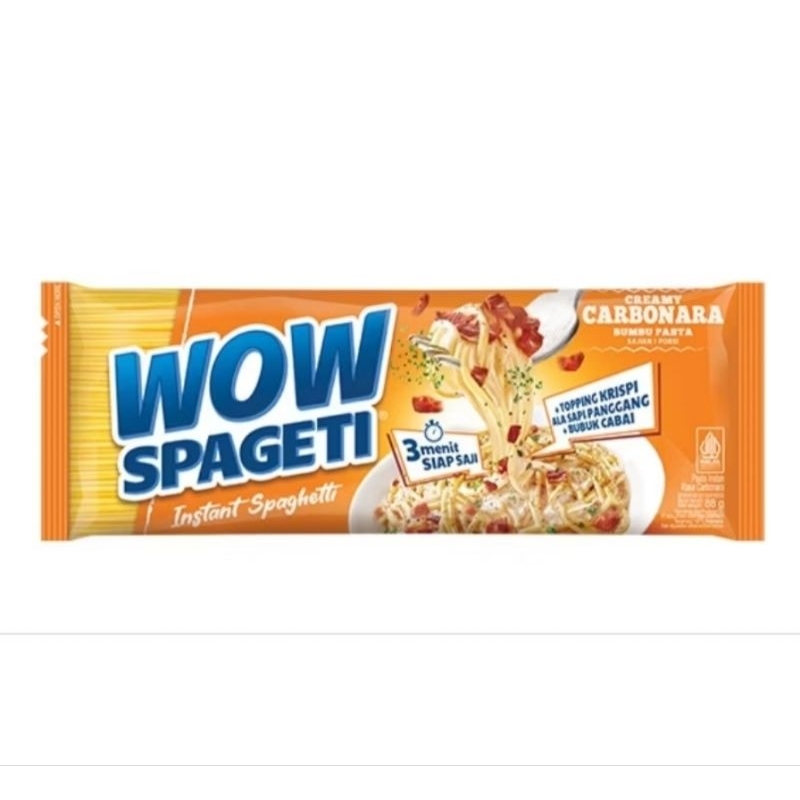 

wow spageti carbonara 88grm