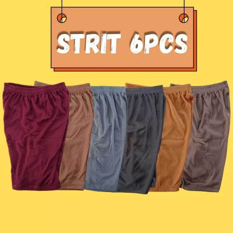 [6 Pcs] Sot Daleman Wanita Dewasa Celana Pendek Dalaman Rok Dan Legging Dewasa Kolor Sot