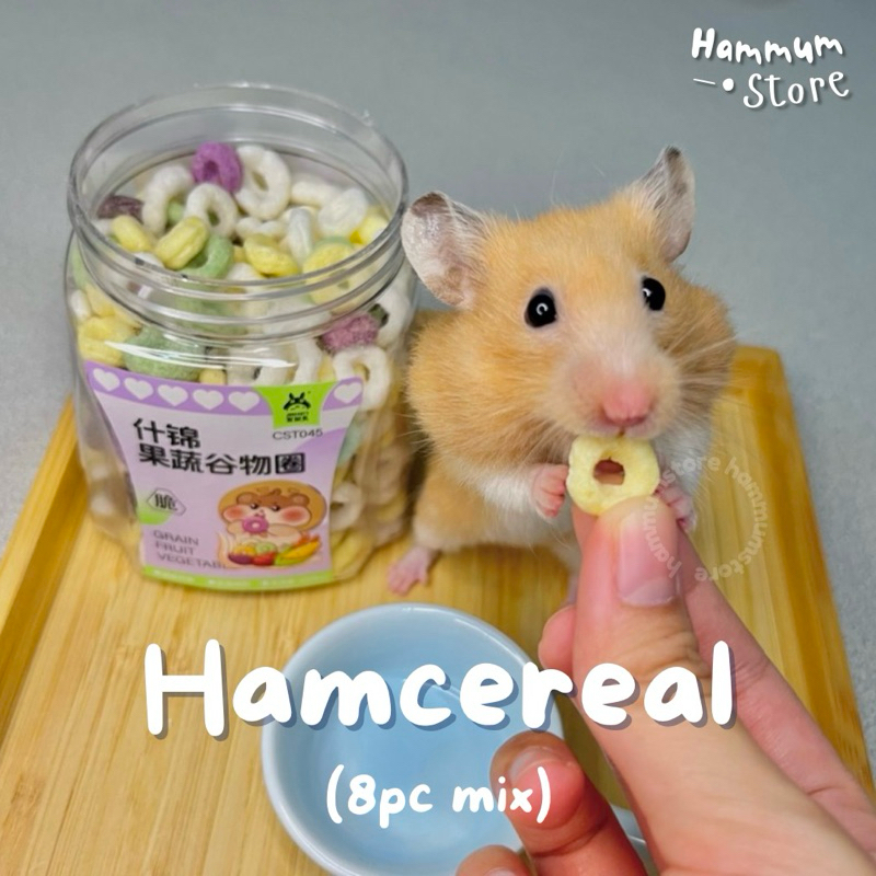 HAMCEREAL — Cereal Buah Hamster | Snack Hamster Sehat | Makanan Hamster | Treats Jinak Hamster