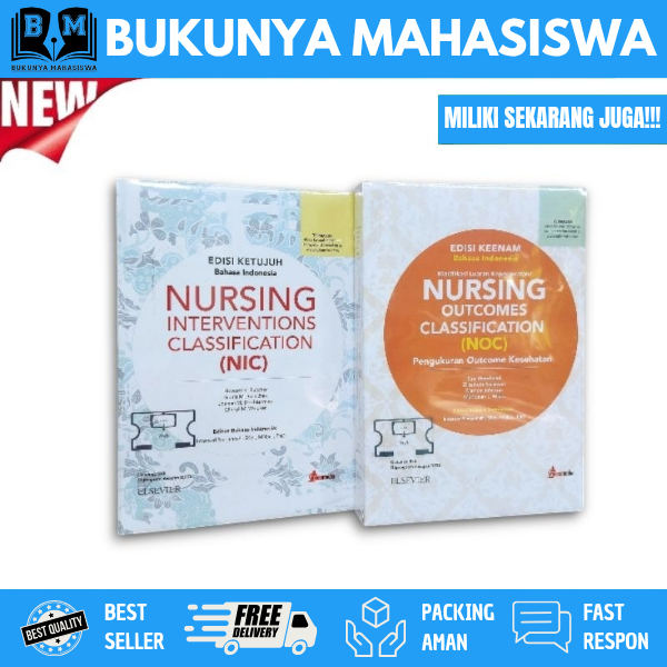 PAKET BUKU KEPERAWATAN NIC NOC SDKI SIKI SLKI NANDA NIC NOC PANDUAN STANDAR OPERASIONAL PROSESUR KEP