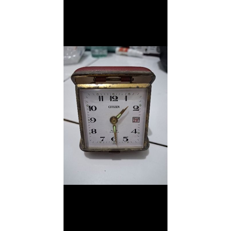 Jam meja citizen automatic antik jadul
