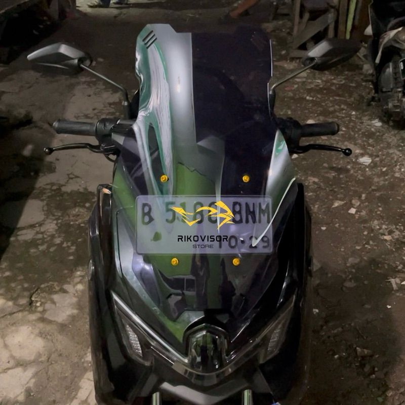 VISOR NMAX TURBO NEO MODEL SPORTY PANJANG WINDSHIELD YAMAHA NMAX TURBO NEO MODEL SPORTY PANJANG