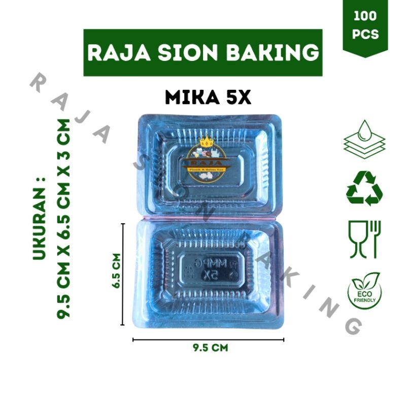 ( PACK : 100 PCS ) Mika 5X MMPG / Mika Kue Snack / Mika Plastik 5X