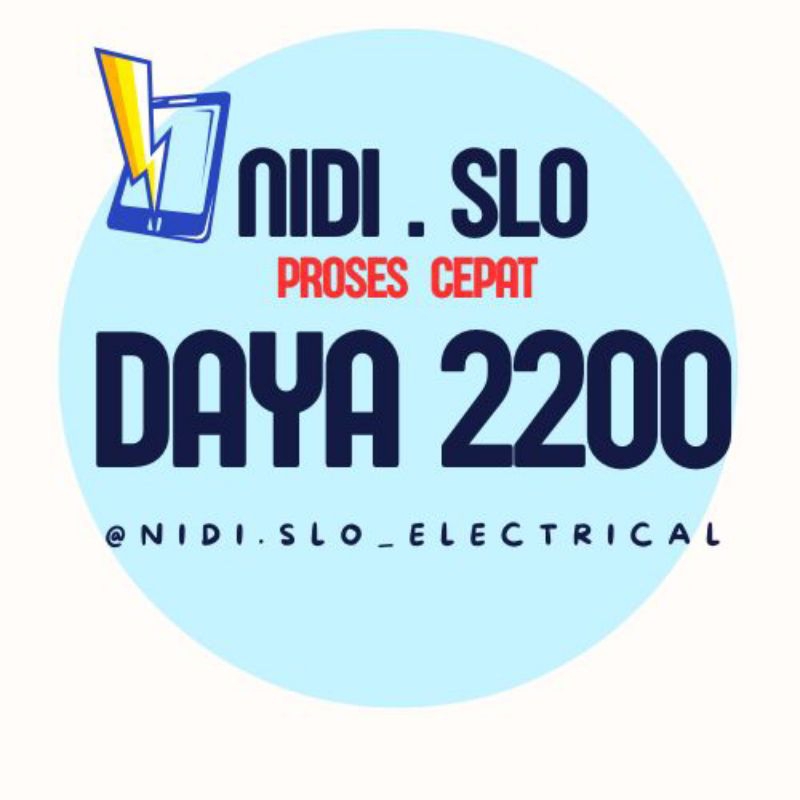 

Penerbitan NIDI dan SLO DAYA 2200 VA Termurah dan Resmi Berlisensi Untuk Syarat Pasang Baru dan Tambah Daya