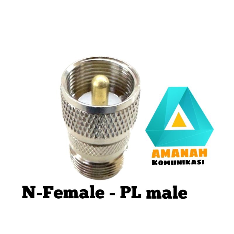 konektor sambungan PL male to N female Adapter PL male ke N female