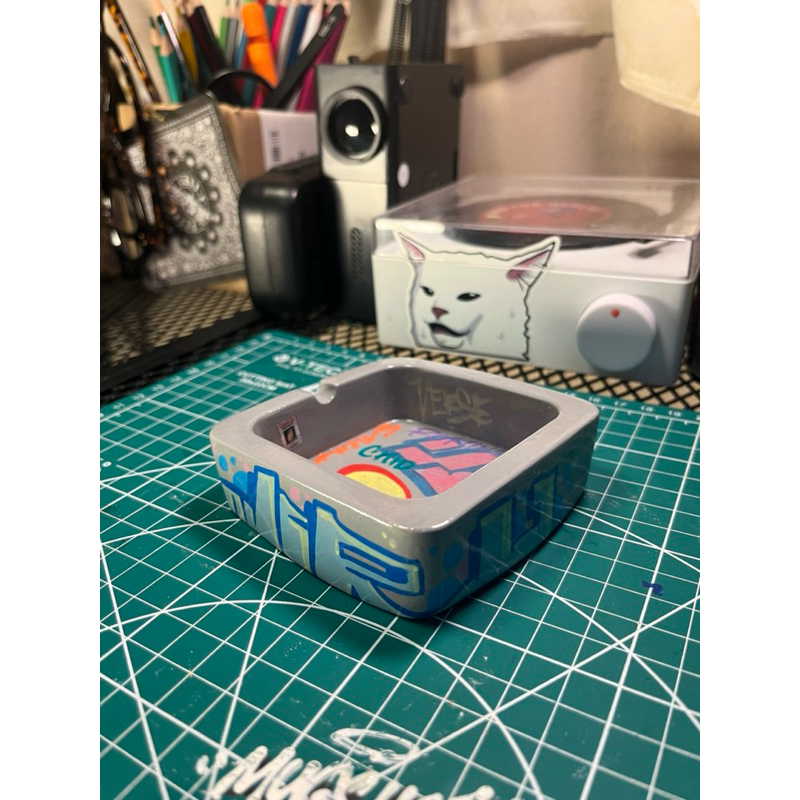 Asbak Skatepark Graffiti | Ashtray | Asbak | Clay | Clay art | Clay custom | Asbak Skena | Asbak Y2K