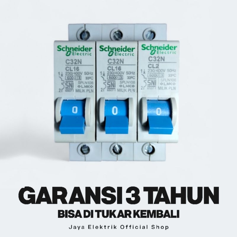 MCB SCHNEIDER 2A/450 Modif Anti Jeglek Kelingan Rapih Orsinil