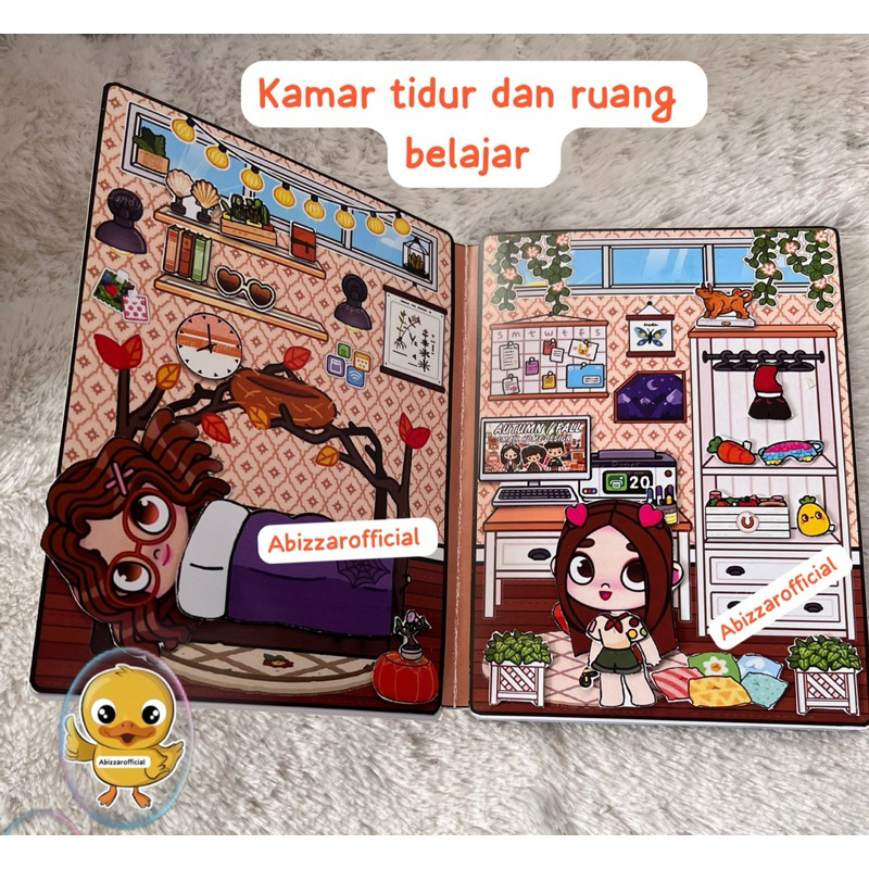 AVATAR WORLD CHOCOLATE QUIET BOOK MY BUSY BONGKAR PASANG SENDIRI