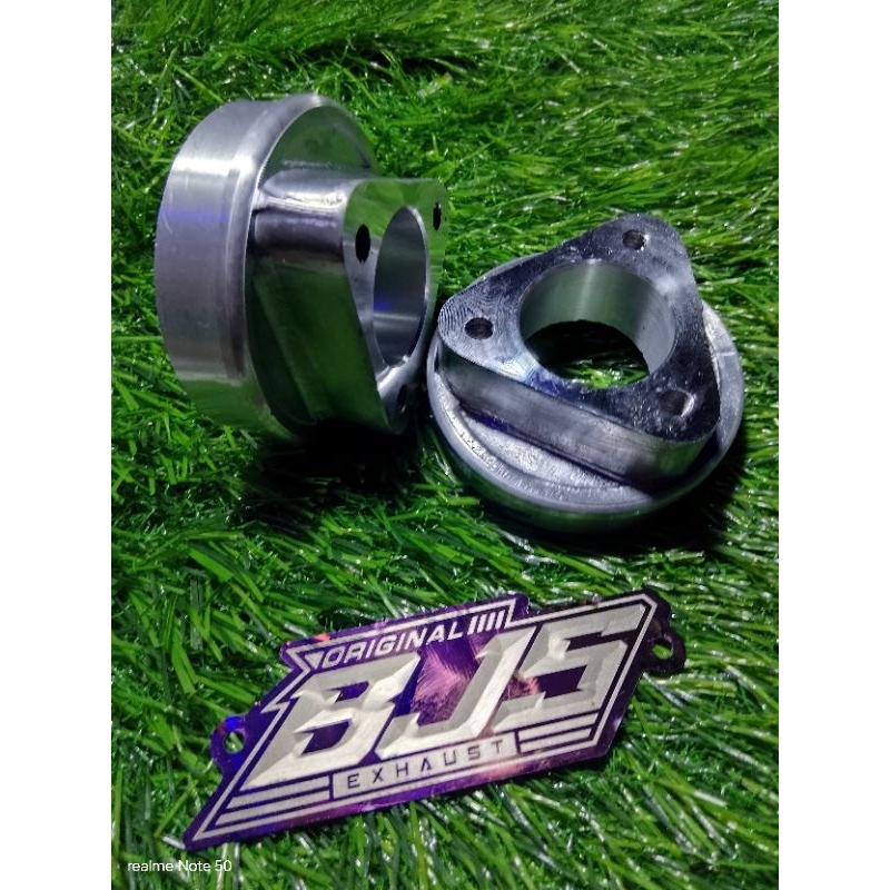 dopcor almunium bahan tutup untuk kenalpot 2tak