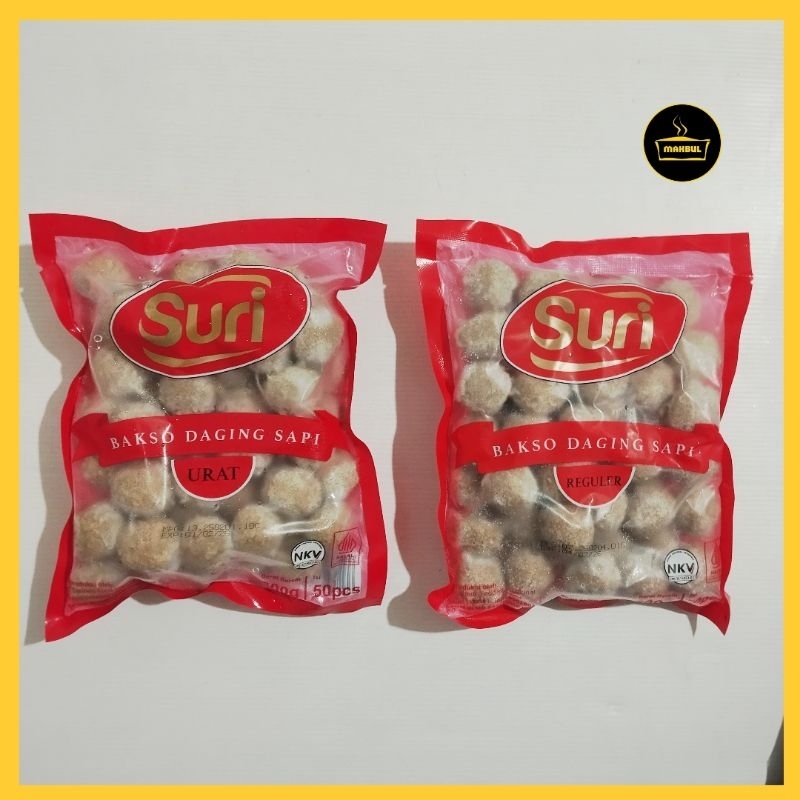 

Suri Bakso Daging Sapi isi 50 Reguler dan Urat 600gr