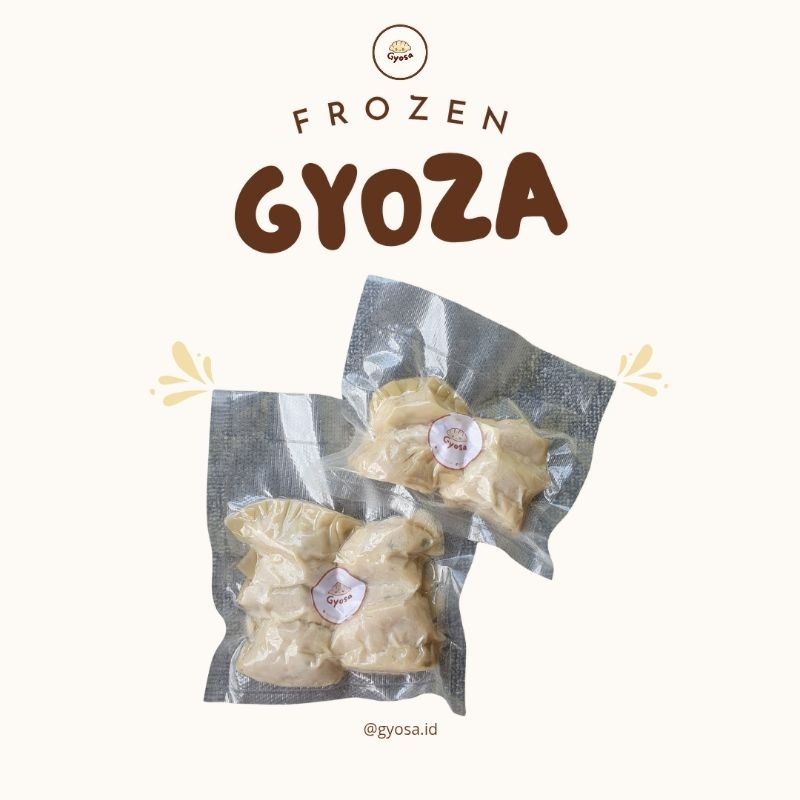 

Gyosa | Gyoza Ayam Frozen Premium Isi 6 pcs - 10 pcs FREE Chili Oil