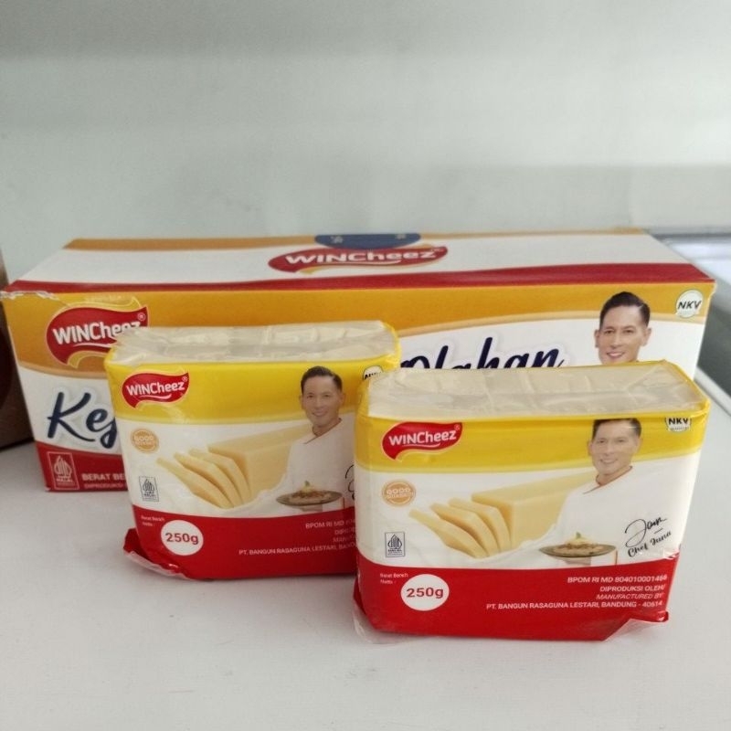 

WinCheez Keju Cheddar Olahan 250gr