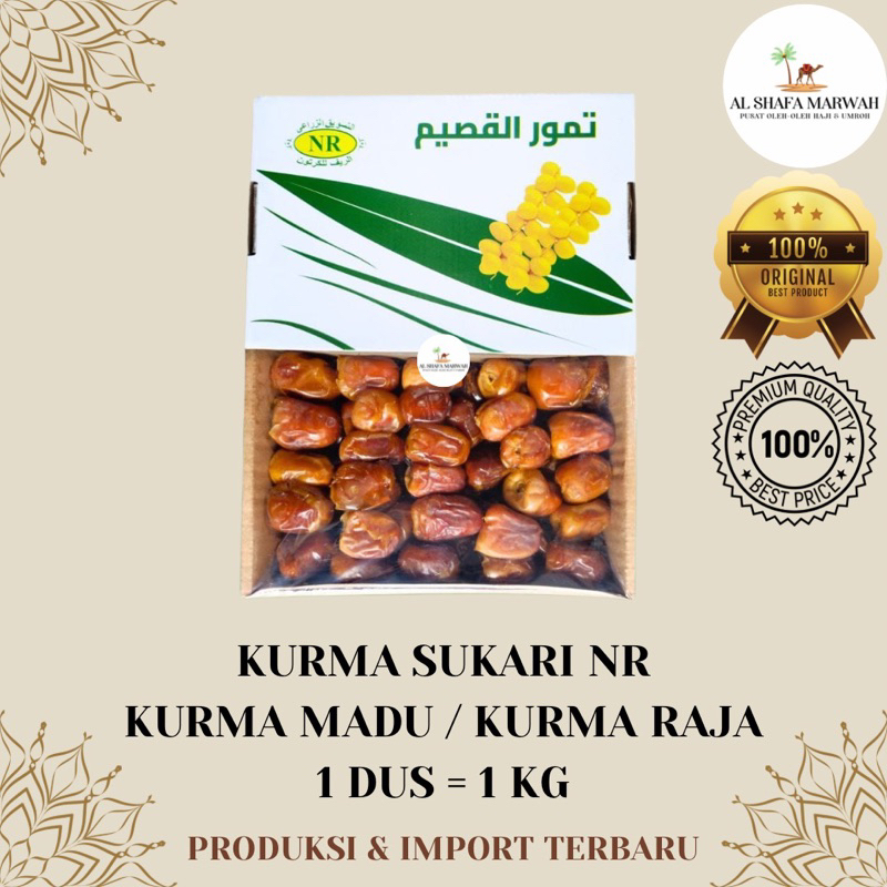 

Kurma Sukari NR 1 Kg | Kurma Sukari Al Qossim 1 Kg | Kurma Sukari | Kurma Raja | Kurma Madu