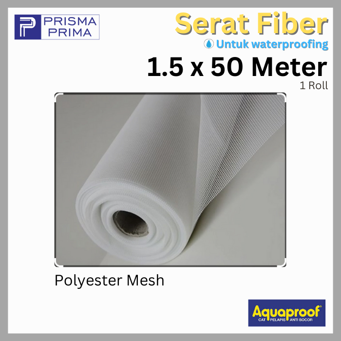 Serat Fiber Aquaproof 1 Roll Polyester Mesh Cat Waterproof