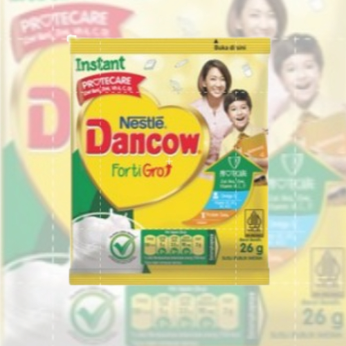 

Susu Dancow Fortigro vanilla sachet / saset 26 gr