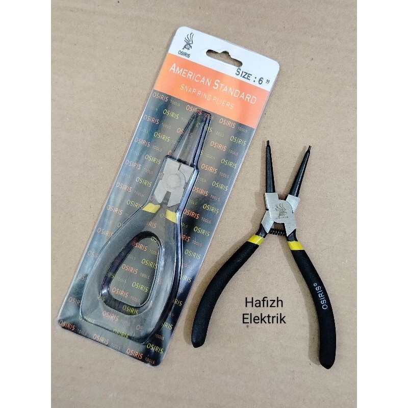 Tang Spi Lurus / Tang Snap Ring OSIRIS 6 Inci | Tang Cirlip Lurus Tekan Tutup