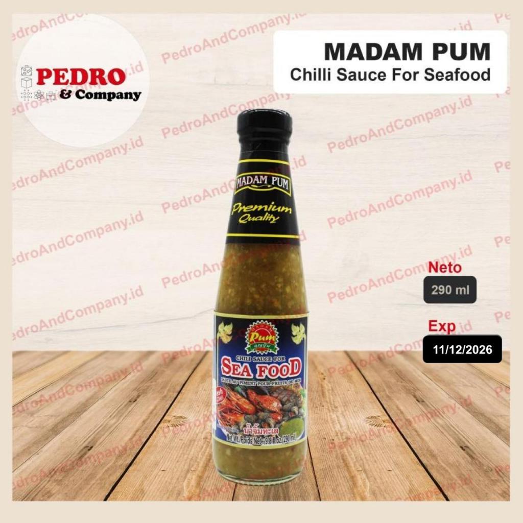 

Madam pum seafood sauce thailand 290 ml - chili sauce for sea food