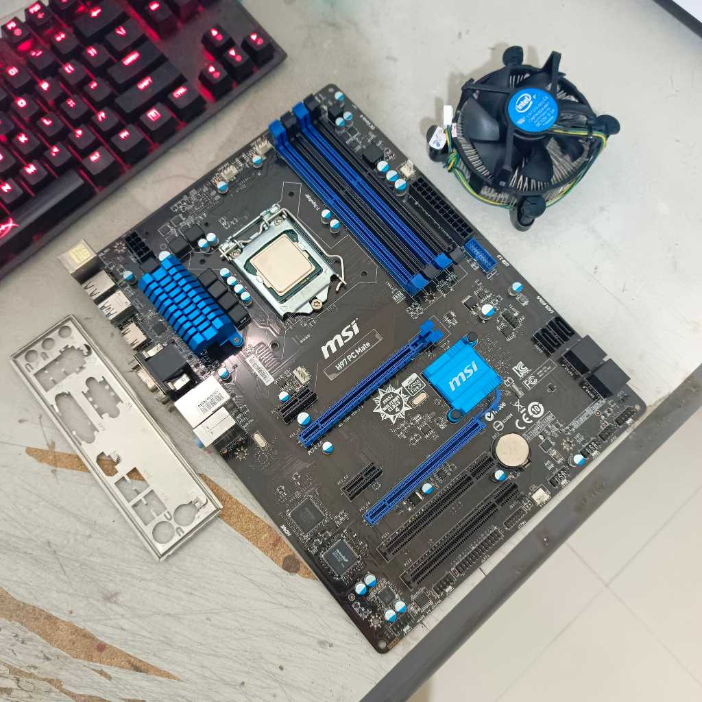 Paket Processor I5 Gen 4 dan Motherboard Gaming LGA 1150 DDR3