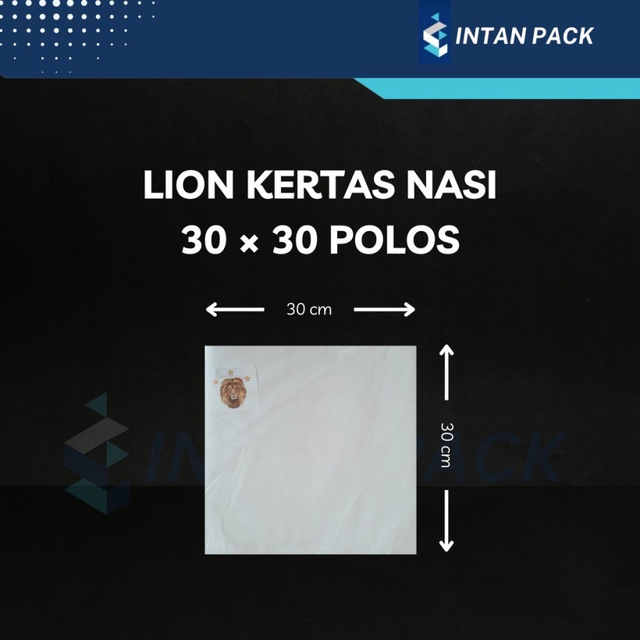 Kertas Nasi Laminasi KFC 30 x 30 Lion Premium Tebal ( 100 lembar )