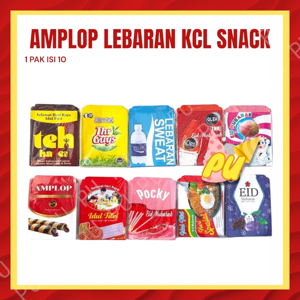 

Amplop LEBARAN IDUL FITRI KECIL SNACK Isi 10 / Angpau Idul Fitri Kecil Pekerjaan