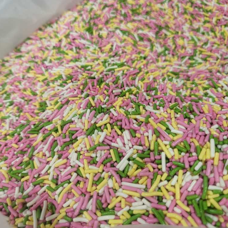 

Meses warna warni 500 gram (½kg) Meses Warna Warni Repack 500 gram