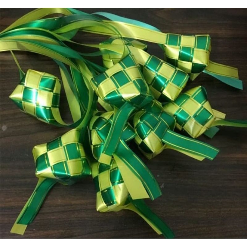 

ketupat hiasan idul fitri 100 pcs uk 3-4cm