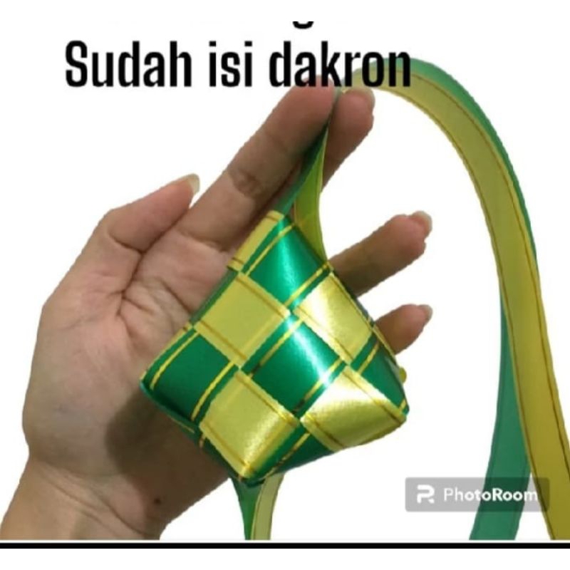 

ketupat hiasan idul fitri Uk 6-7cm 20 pcs