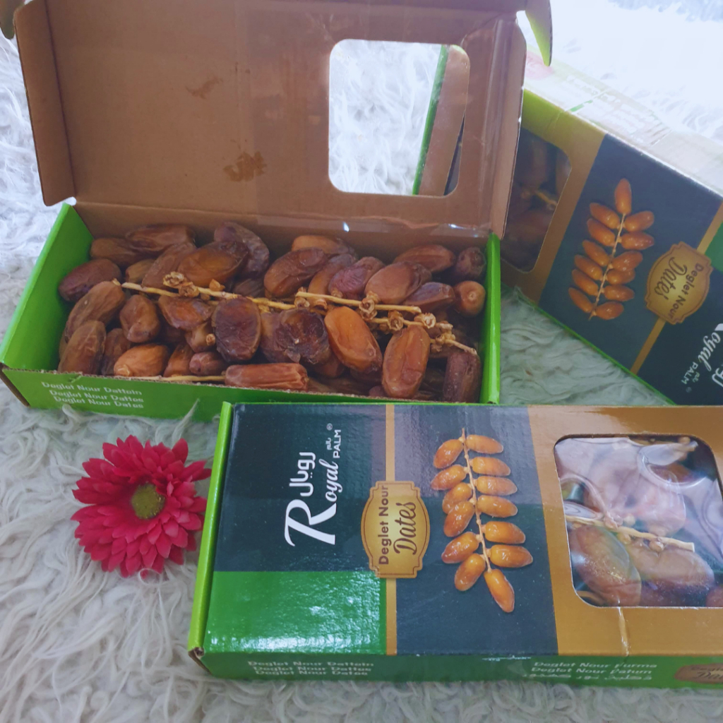 

BISA COD Kurma ROYAL PALM 500gr Tunisia Tangkai Deglet Nour Original Lembut Tunis Tangkai Premium