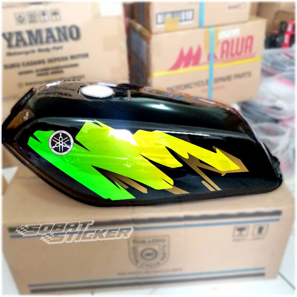 RX SPESIAL | Stiker Variasi Striping Transaran RX Spesial Jet Darat