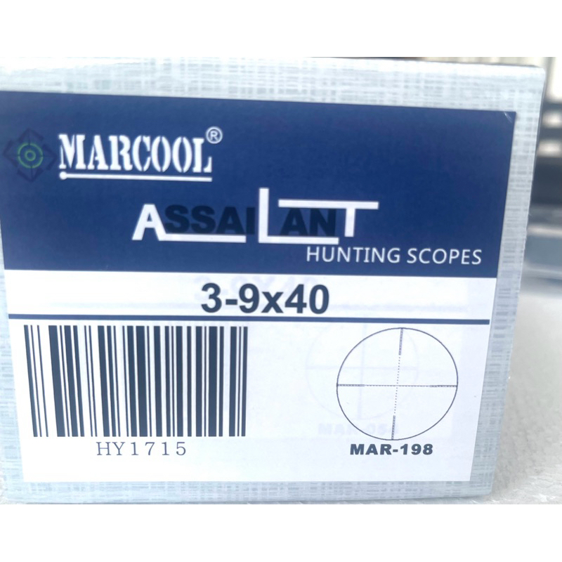 Marcool 3-9x40  Hk retikel  Fast Focus
