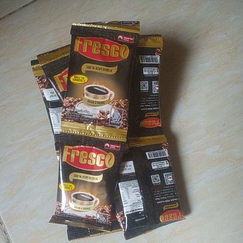 

Fresco mini 6g, kopi murni isi 12sachet