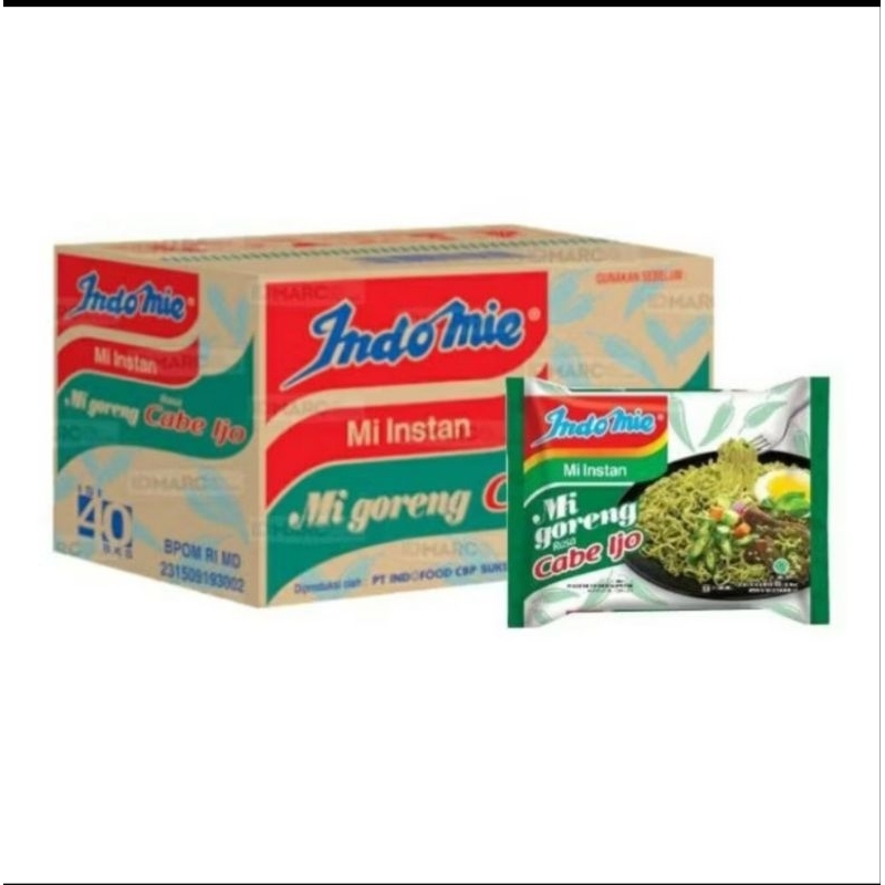 

Indomie cabe ijo 1 karton