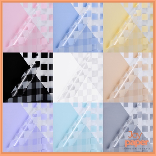 

Kertas Buket Square Stripe Cellophane Flower Wrapping kb6112