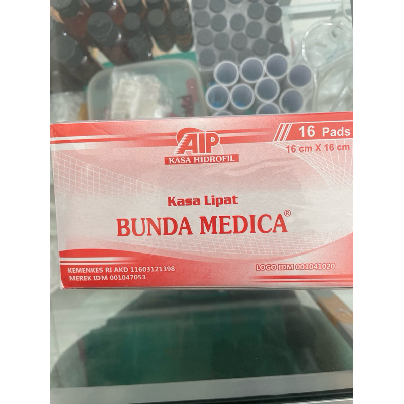 kasa steril lipat bunda medica