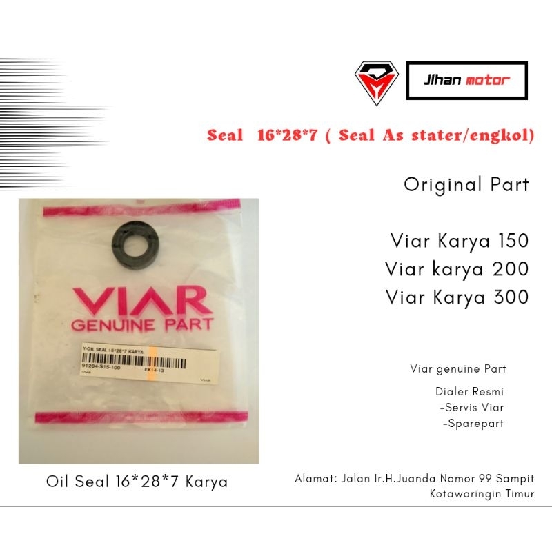 Oil seal 16*28*7