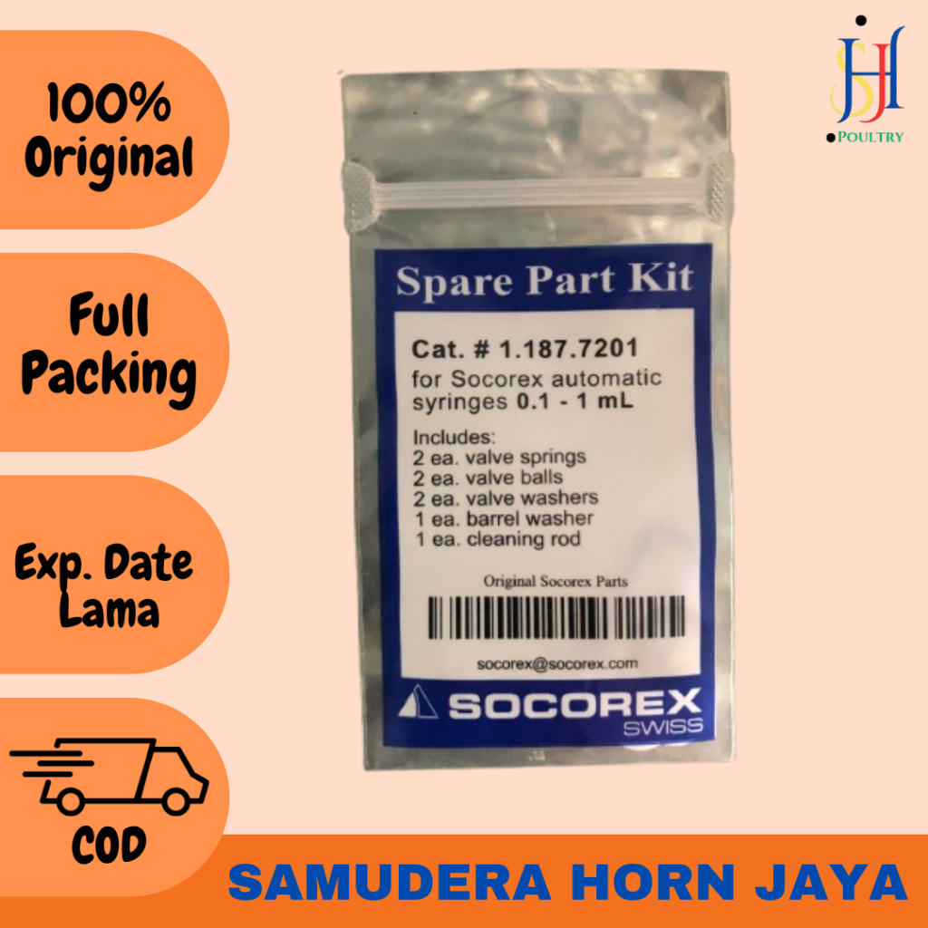Spare Part Kit Velve Socorex 1 ml Medion