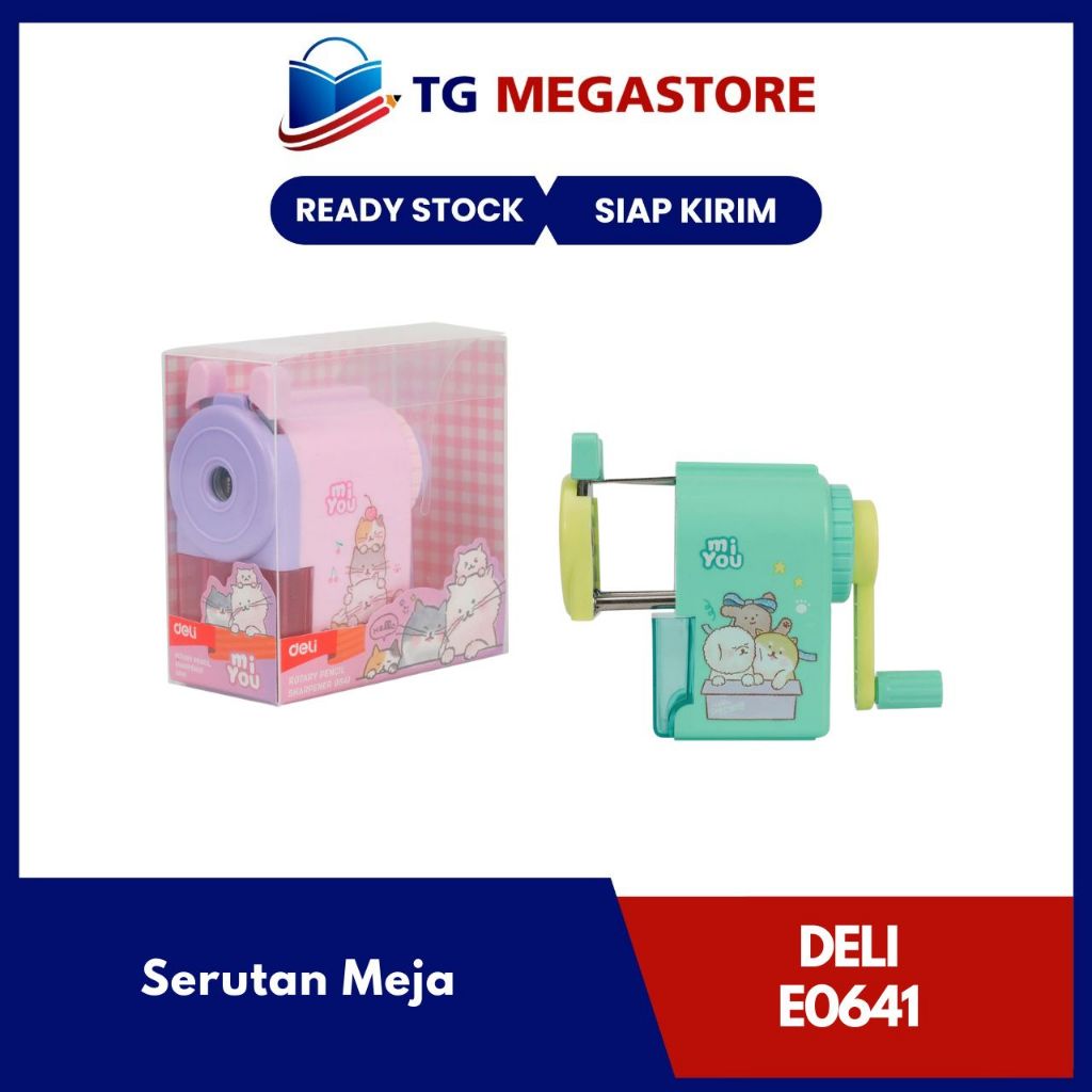 

Rautan Pensil Putar Deli For graphite pencil - E0641